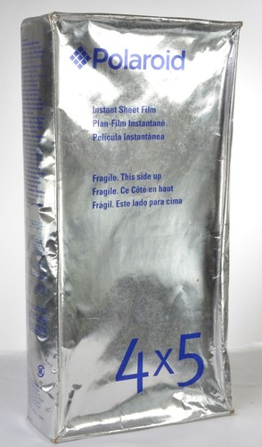Polaroid Type 72 PolaPan 400 4x5 film FOIL SEALED no box OOD 10/07, HARD TO FIND