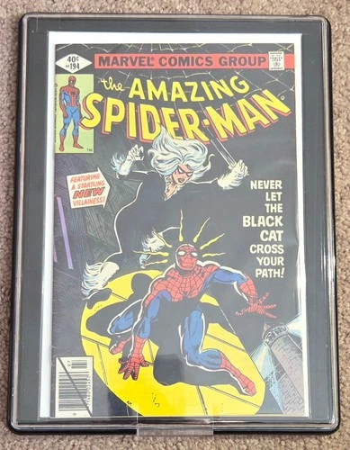 Amazing Spider-Man #194 1st Black Cat Marvel Comics 1979 - FN
