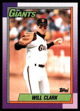 Will Clark 1990 Topps #100 Giants MLB READ FREE SHIPPING AutographDen