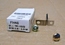 NEW EATON CUTLER HAMMER FH46 THERMAL OVERLOAD RELAY HEATER ELEMENT (2 AVAILABLE)