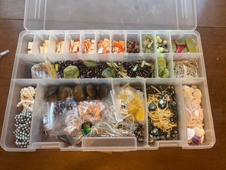 Huge Lot Of Fire Mountain Gems Beads Natural Stone Gemstone Glass Pearl Jewelry