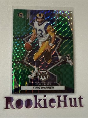 2022 Mosaic Kurt Warner #245 Green Prizm