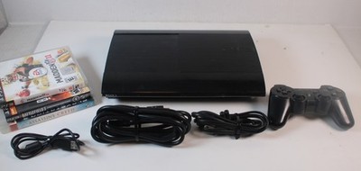 Sony PlayStation 3 Super Slim CECH-4201C Console HDMI 500GB, controller, 4 games