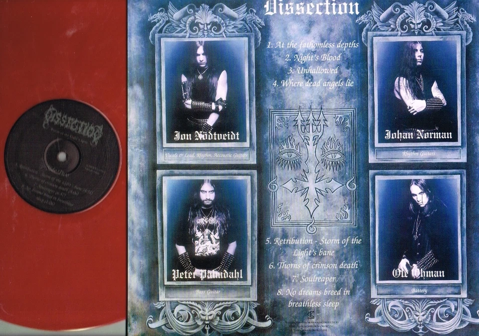 DISSECTION - STORM OF THE LIGHT'S BANE 150 ONLY RED MARBLED VINYL LP - Image 2 of 2