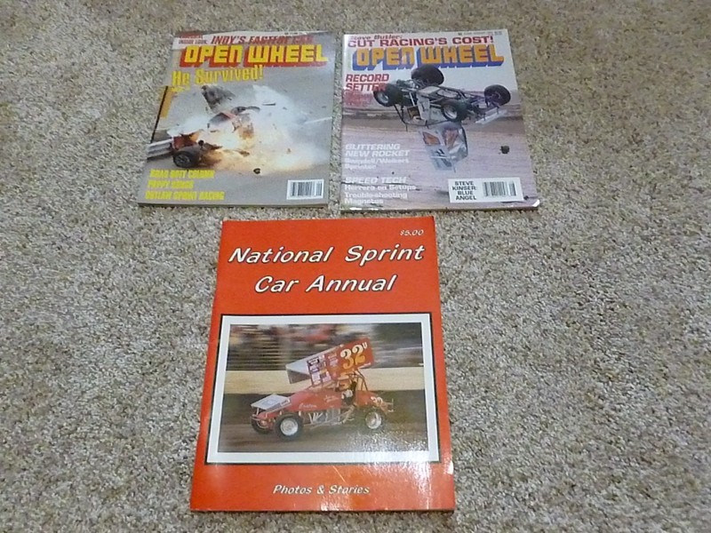 Lot of 2 OPEN WHEEL Magazines 1991 NATIONAL SPRINT CAR ANNUAL 1990