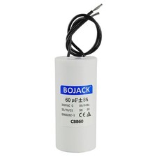Run Capacitor 60 uF 300V AC 60 MFD CBB60 2 Wire 50/60Hz Cylinder Motor