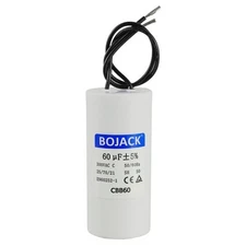 Run Capacitor 60 uF 300V AC 60 MFD CBB60 2 Wire 50/60Hz Cylinder Motor