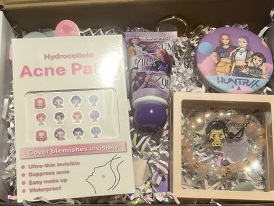 Kids Beauty Gift Basket Huntr/x Mira Zoe w/ Acne Patches, Hand Cream, Jewelry