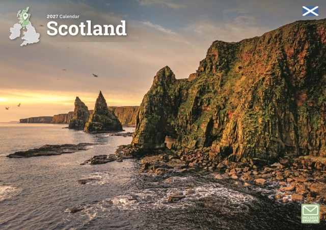 Carousel Worldwide Scotland 2027 Wall Calendar, A4 Format, 12-Month Monthly Calendar, Scenic Scottish Landscape Photography - Image 4