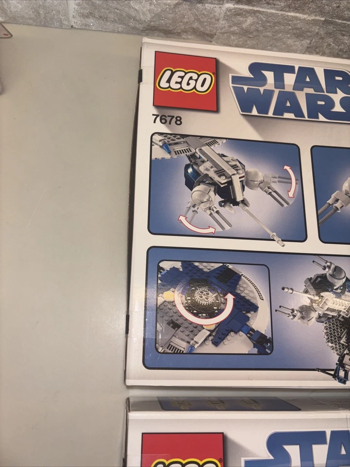 Lego Star Wars Lot! 7678 Droid Gunship New Sealed Retired Rare Set 2 Sets - Image 4 of 4