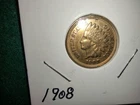 1908 Indian Head Penny In XF-AU Condition Full Liberty Nice Coin See Pictures