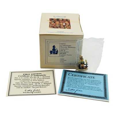 Goebel Olszewski Hummel Miniature Figurine Wayside Harmony 282-P First Ed. NEW