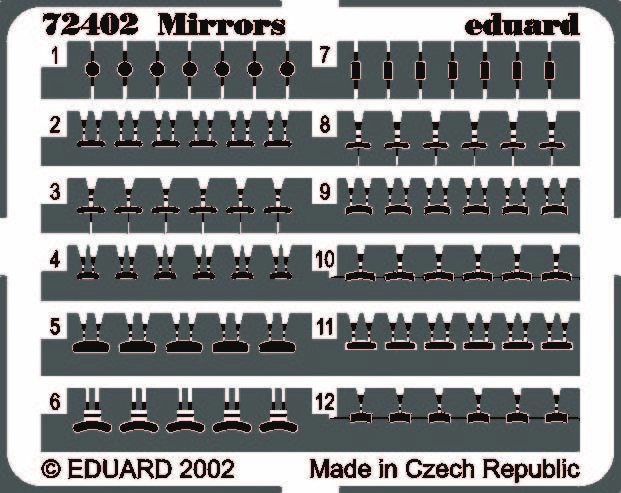 Eduard Accessories 72402 - 1:72 Mirror - Accessories - New