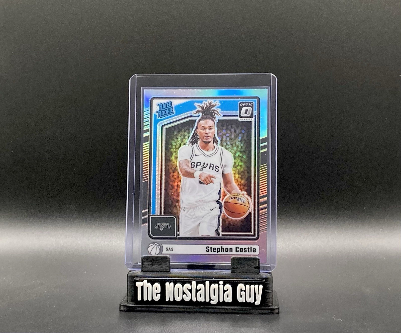 Stephon Castle 2024-25 Donruss Optic Rated Rookie Silver Holo #254