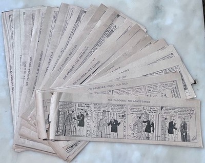Joe Palooka by Ham Fisher - 27 large daily comic strips - Complete January 1936