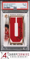2012 SP AUTHENTIC BY THE LETTER SIGNATURE U #BL-RT REGGIE THEUS /100 POP 1 PSA 9