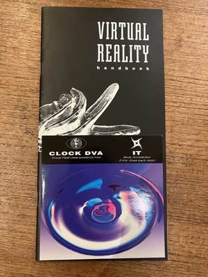 Clock DVA - Virtual Reality Handbook 1992 CD + Book Italy MHCD014 HTF