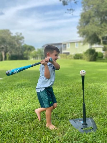 Tee De Battage Hit Zone Jr à Air Comprimé - La Balle Flotte En L'air - Pour Enfants (T-Ball)