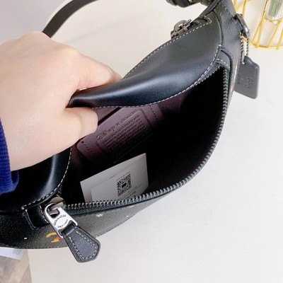 Coach CL964 Disney X Coach Warren Mini Belt Bag IN Black  display picture 3