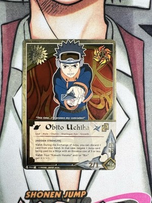 Naruto Tcg CCG Obito Uchiha [Hidden Strength] Super Rare English Foil 711