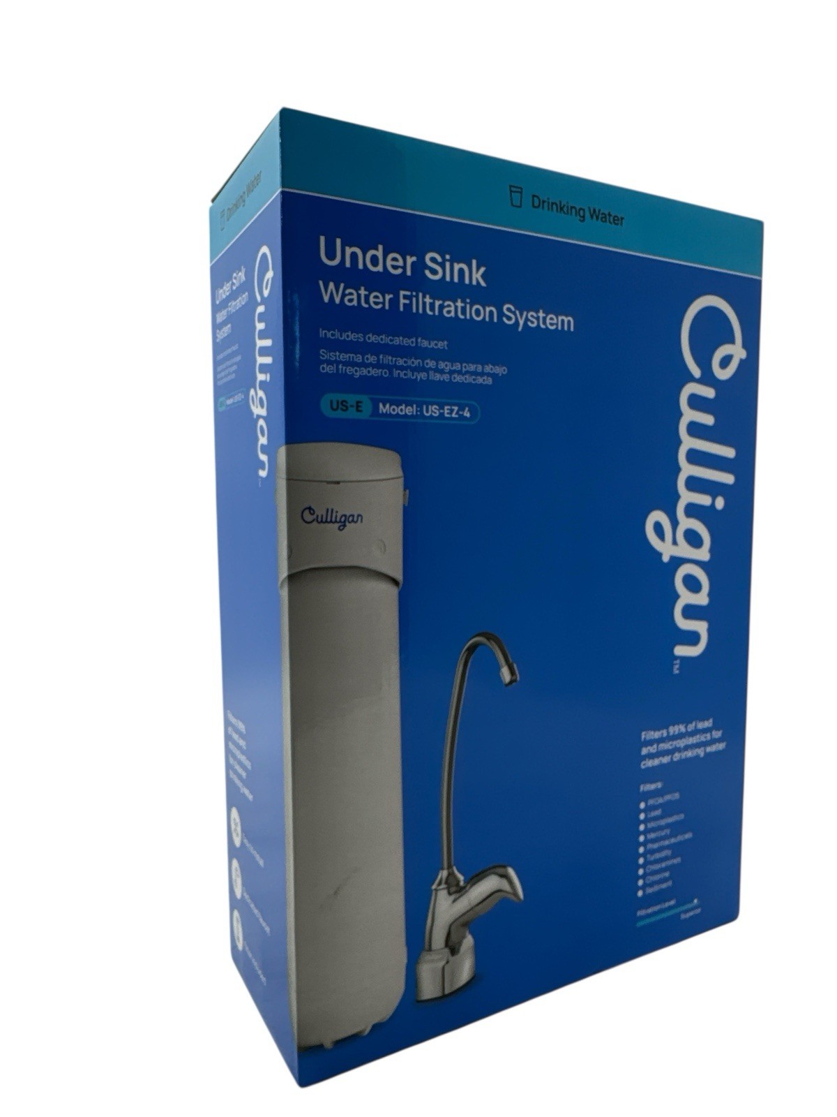 Culligan Under-Sink  Water Filtration System with Faucet US-EZ-4 New