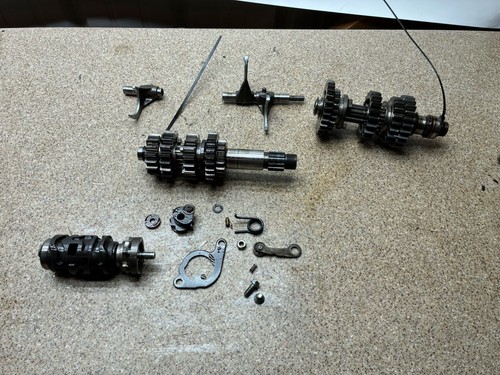 2007 Kawasaki KX450F KX 450F OEM Transmission Gears Shaft Trans Shift Drum Arm