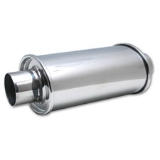 Vibrant Performance Ultra Quiet Resonator 2. 25in Inletoutlet- 1140