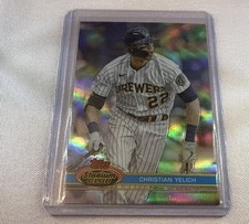 2021 Stadium Club Chrome - 1991 Stadium Club Design Variation Christian Yelich