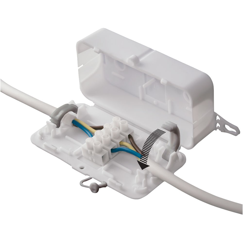 Hylec DEBOX Junction Box with 4 Pole VDE Terminal Block