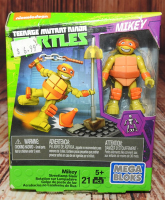 MEGA BLOKS Mikey  Streetlamp slam Teenage Mutant Ninja Turtles TMNT