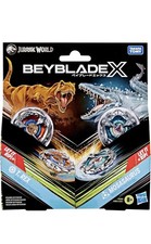 Beyblade X Jurassic World Collab T. Rex vs. M...
