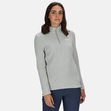Image of Regatta Womens Sweethart Micro Layer Fleece Top Lightweight Ladies Half Zip Neck