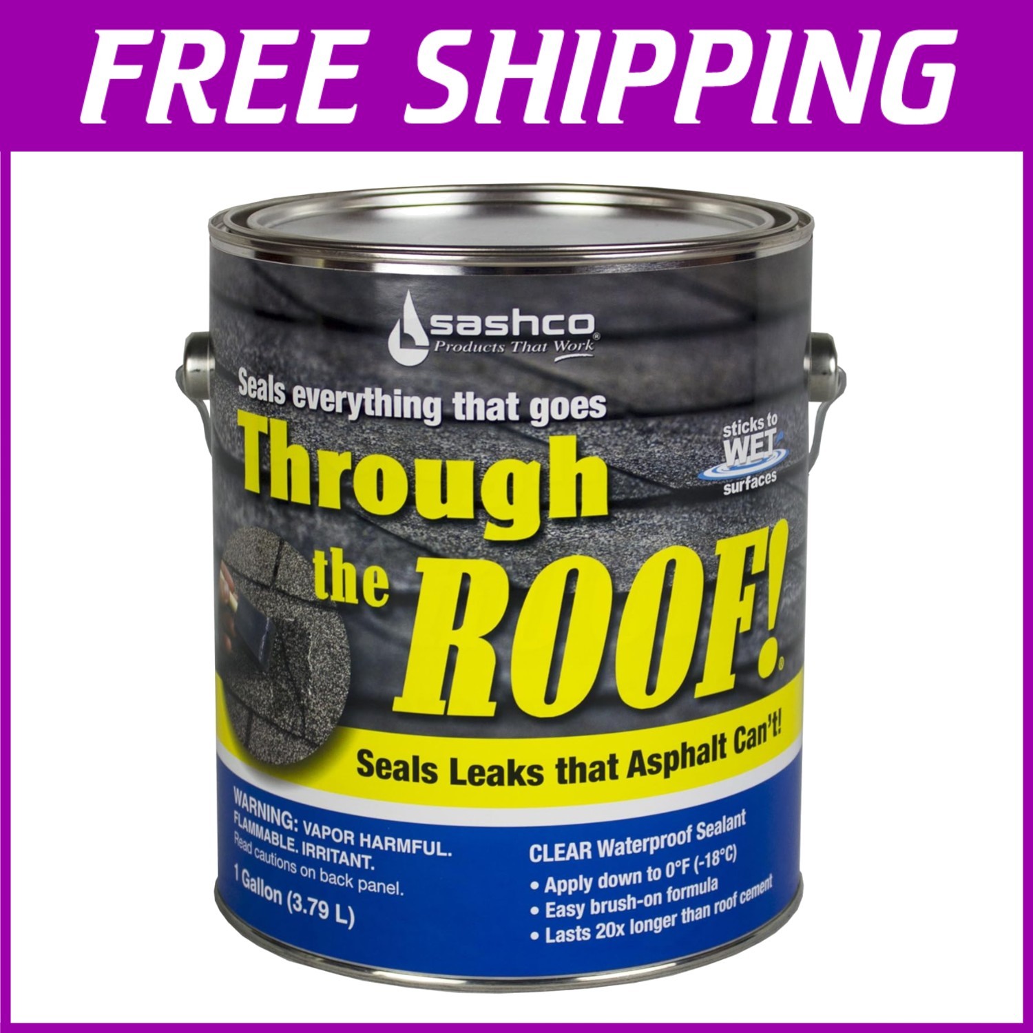 Clear Polymer Roof Sealant - Ultra-Elastic for Superior Leak Protection
