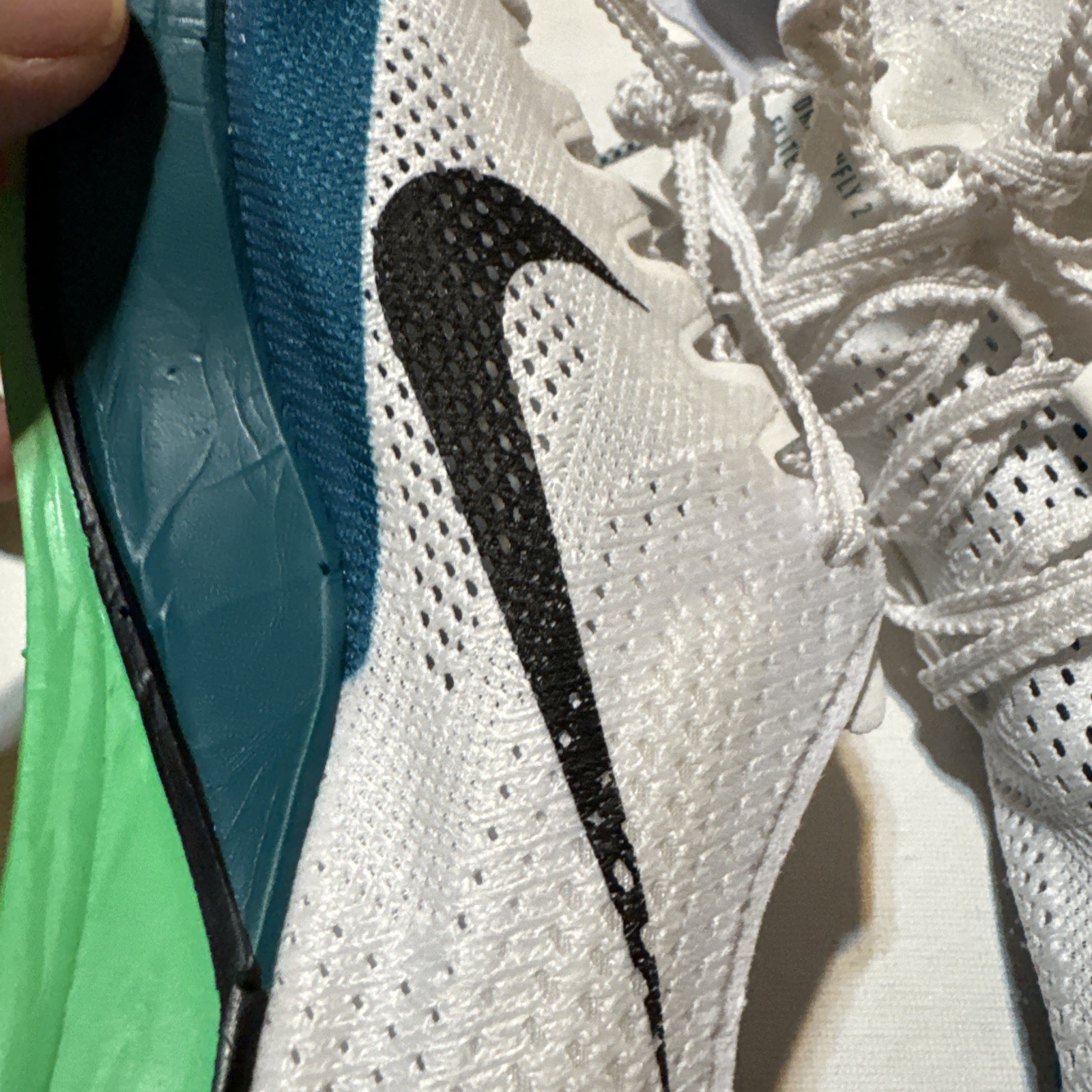 Nike ZoomX Dragonfly 2 Elite Track Spikes White Blue FZ9315-102 Mens 4.5 thumbnail 7