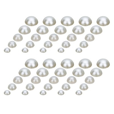 1000 PCS Semicircle Pearl Patch Semicircle Pearl Aufkleber DIY -Schmuckzubehör