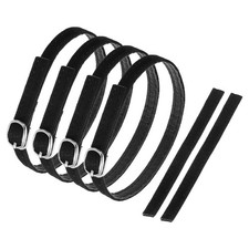 2 Pair Replacement Ankle Straps for Heels Leather Shoe Bands Suede Black