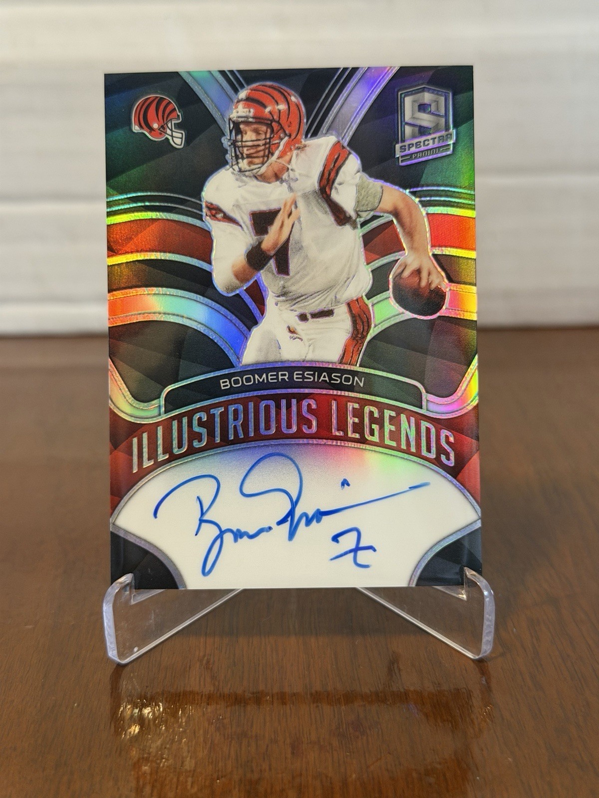 2022 Spectra - Illustrious Legends Autographs Boomer Esiason #ILS-BES /99 (AU)