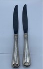Gorham Chantilly Sterling Silver Handle Dinner Knife 2 Piece Set 9.5" — photo 1