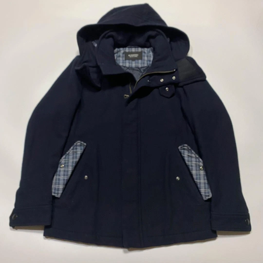 BURBERRY BLACK LABEL Giacca Cappotto Corto Trapuntato L Uomo #ED ZHA