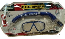 U. S. Divers Snorkel Set Aqua Lung Mask Pro Tech Series One Size Adult New