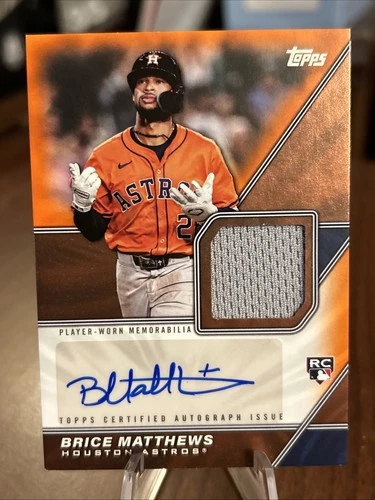 2026 Topps Series 1 Brice Matthews Orange (RAW)