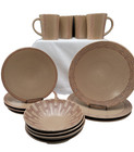 Pfaltzgraff EXCELLENT Matika Granite Set of 15 Pieces-Missing 1 Plate — photo 3