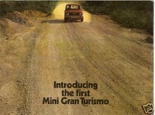 BL Mini 1275 GT 1969-71 UK Market Foldout Sales Brochure