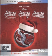 No Disc ORIGINAL COVER ART The Santa Clause 1 - 2 - 3 2019 Blu-ray Cover 