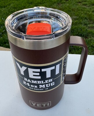 YETI WETLANDS BROWN 24 oz Rambler Mug Tumbler LIMITED EDITION Cup Coffee  Beer