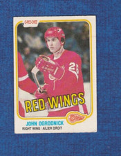 1981-82 OPC O-pee-chee # 95 John Ogrodnick