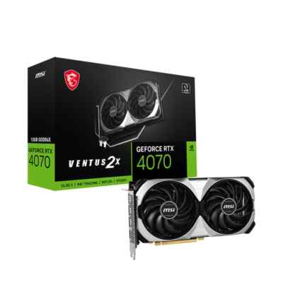 MSI Ventus GeForce RTX 4070 12GB GDDR6X PCI Express 4.0 ATX Video Card RTX
