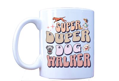 Fun Super Duper Hundewanderbecher, perfektes Geschenk für Hundeliebhaber, süße Hundewandertasse