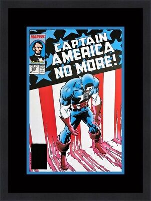 Captain America Marvel Comic Cover 332 Custom Gallery Framed Ebay