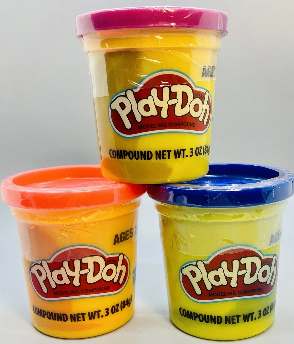 Play Doh Modeling Compound Clay Three 3oz Containers Set Of 3 Pink